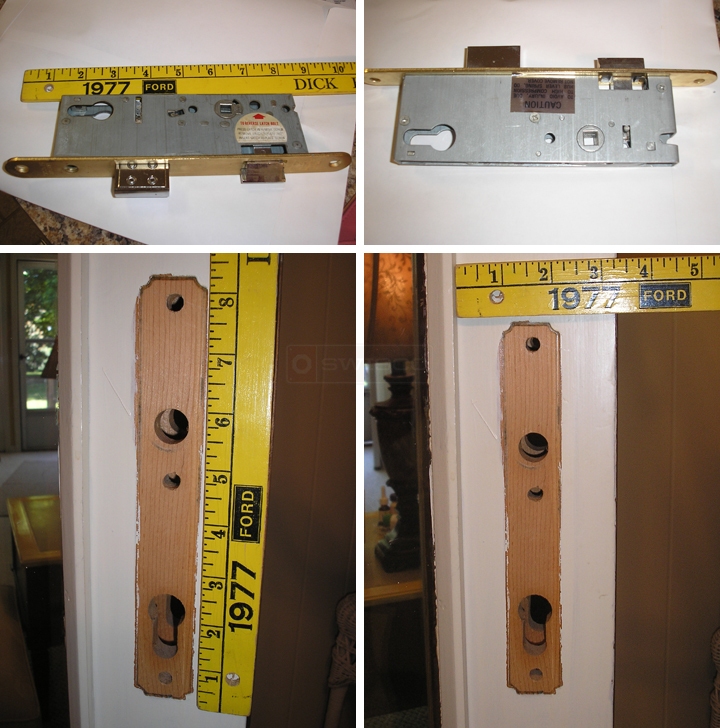 User submitted photos of door hardware.