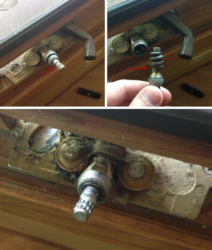 User submitted photos of a window operator.