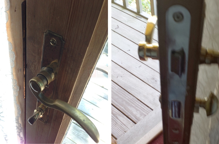 User submitted photos of a door handle.