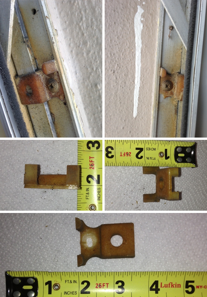 User submitted photos of window hardware.