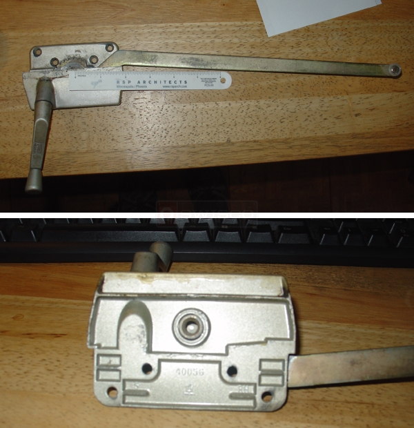 User submitted photos of a window operator.