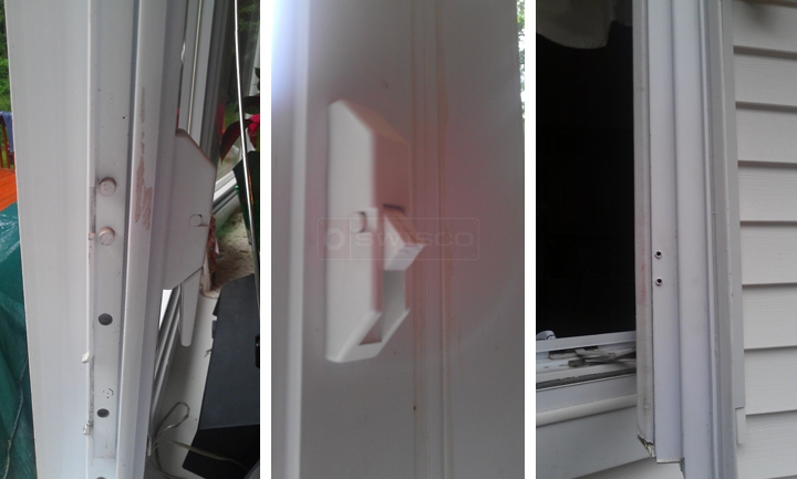 User submitted photos of window hardware.