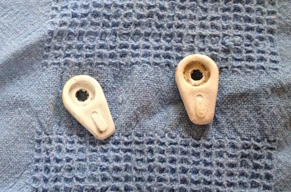 User submitted a photo of window panel fasteners.