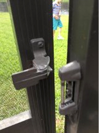 User submitted a photo of a screen door handle.