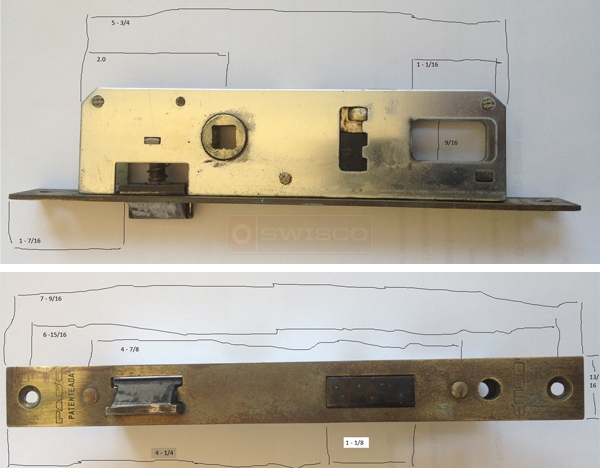 User submitted photos of a patio door lock.