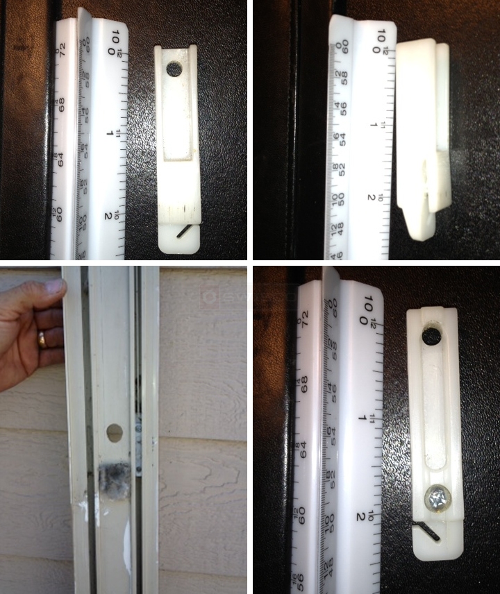 User submitted photos of window hardware.