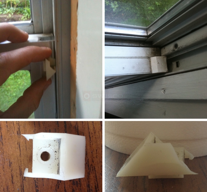 User submitted photos of window hardware.