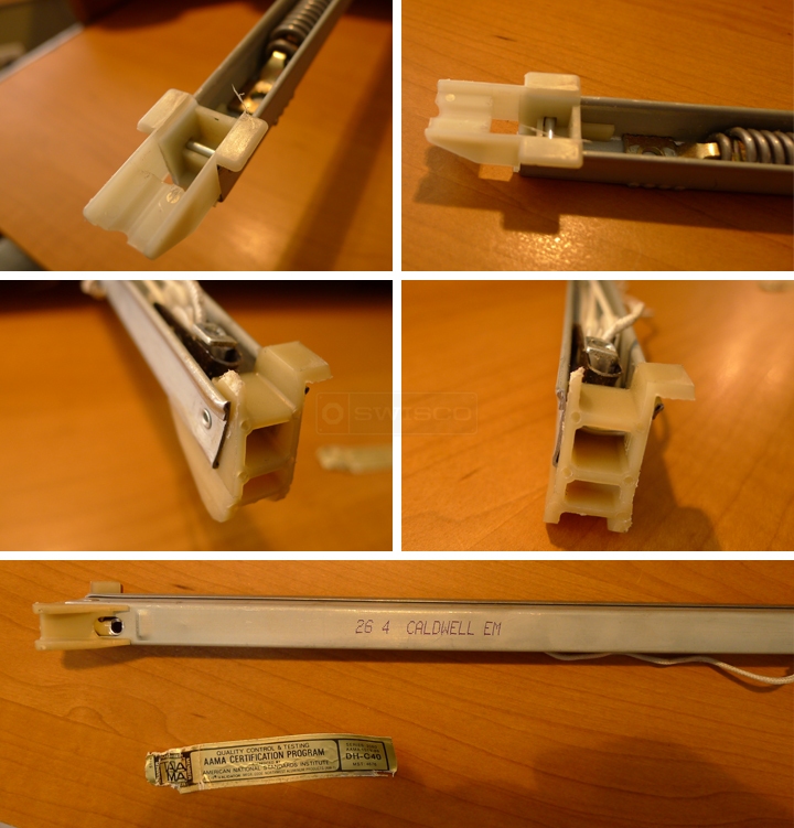 User submitted photos of a window balance.
