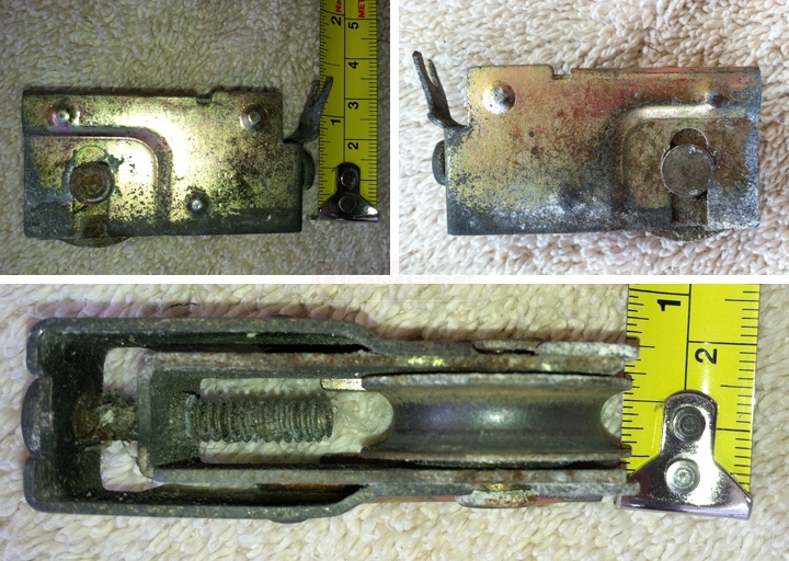 User submitted photos of a patio door roller.