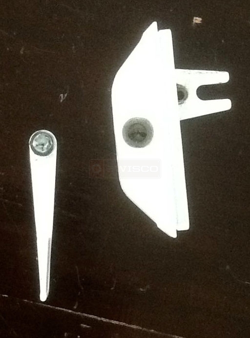 A customer submitted image of their casement window lock.
