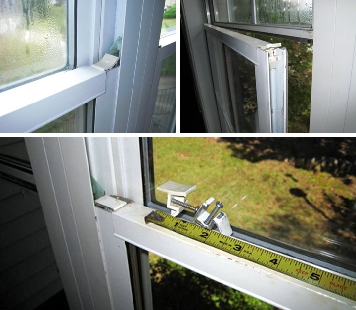 User submitted photos of window hardware.