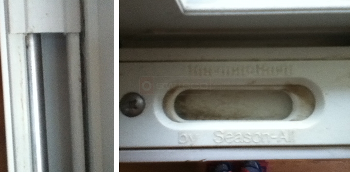 User submitted photos of window hardware.