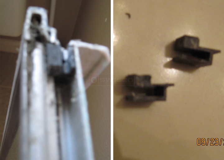 User submitted photos of window hardware.