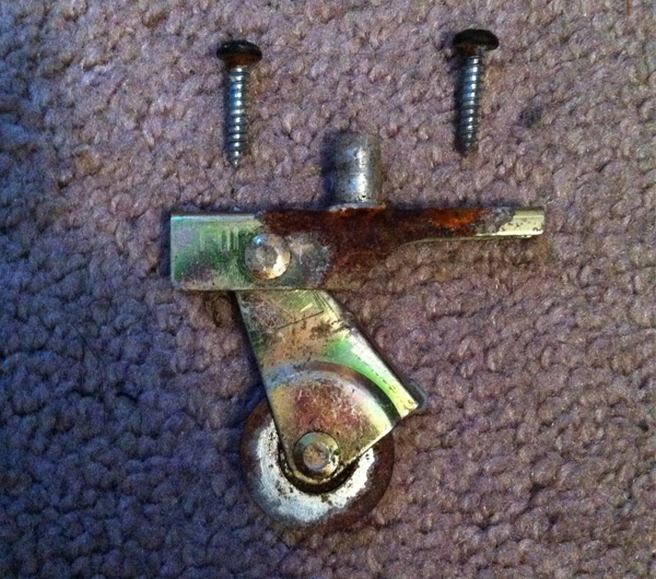 User submitted a photo of a screen door roller.