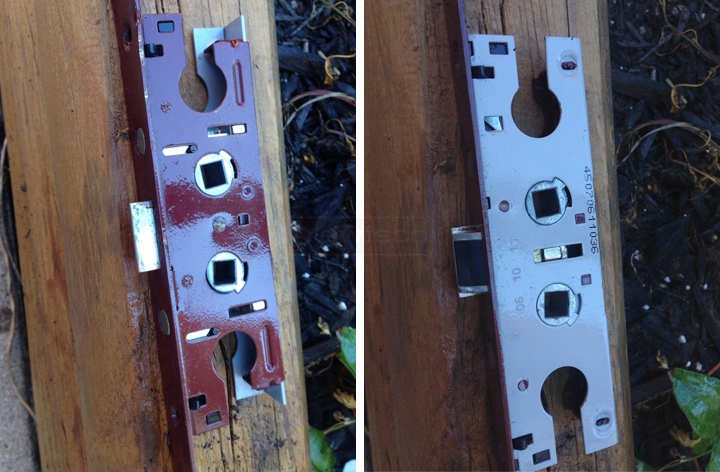 User submitted photos of a mortise lock.