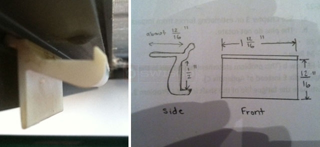 A customer submitted image of their window latch.