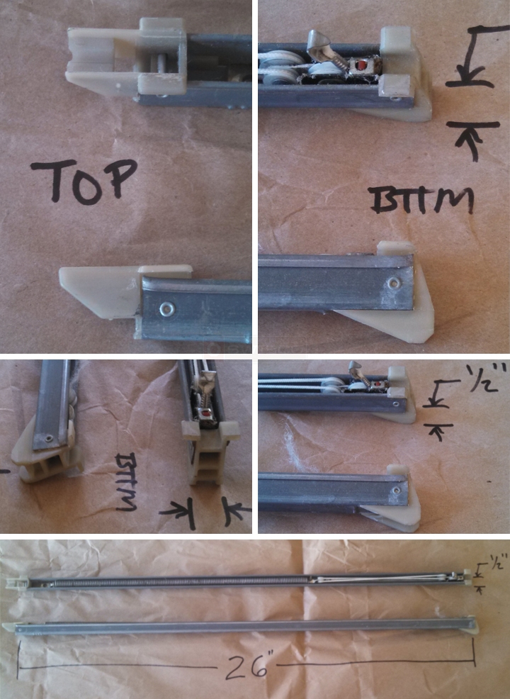 User submitted photos of a window balance.