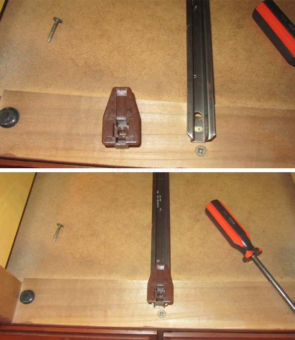 User submitted photos of a drawer case runner.