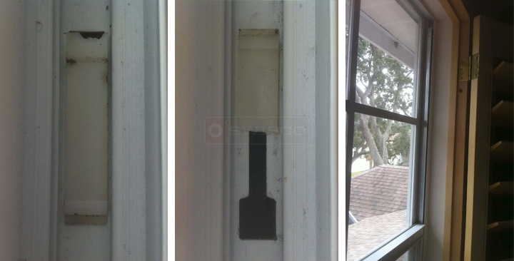 User submitted photos of window hardware.