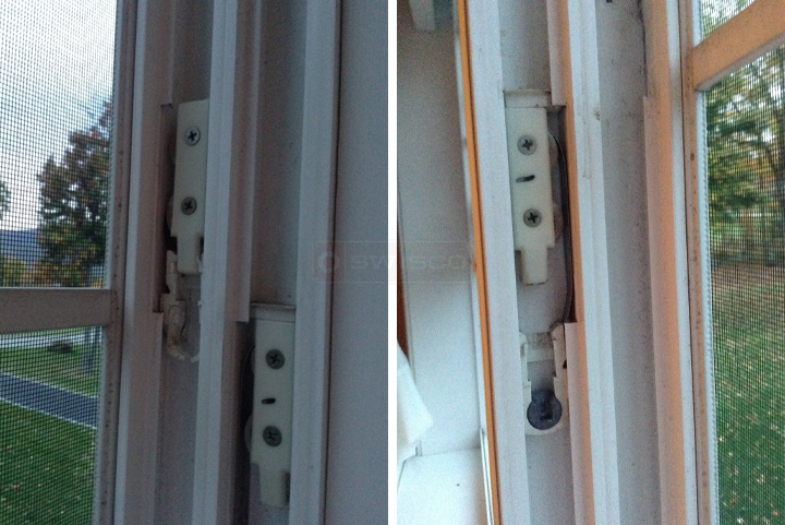 User submitted photos of window hardware.