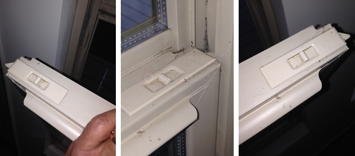 User submitted photos of a tilt latch.