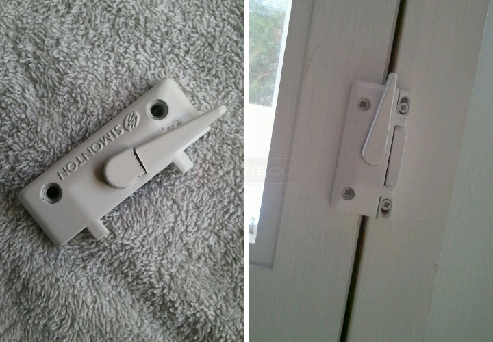 user submitted photos of window locks.