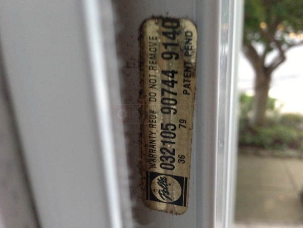 User submitted a photo of a door sticker.