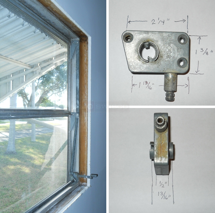 User submitted photos of a window operator.