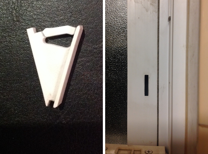 User submitted photos of a vent lock.