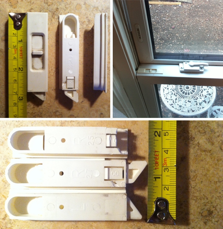 User submitted photos of a tilt latch.