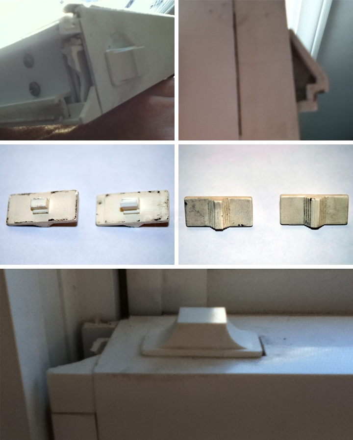 User submitted photos of a tilt latch.