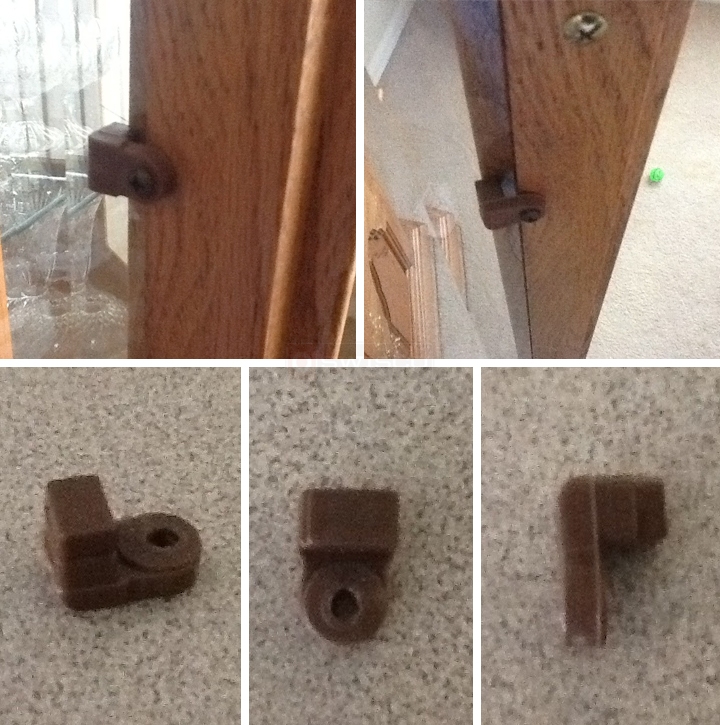 User submitted photos of cabinet hardware.