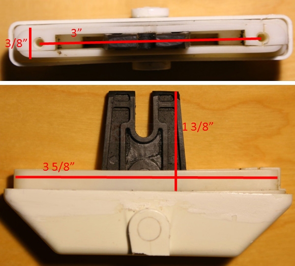 User submitted photos of a window lock.