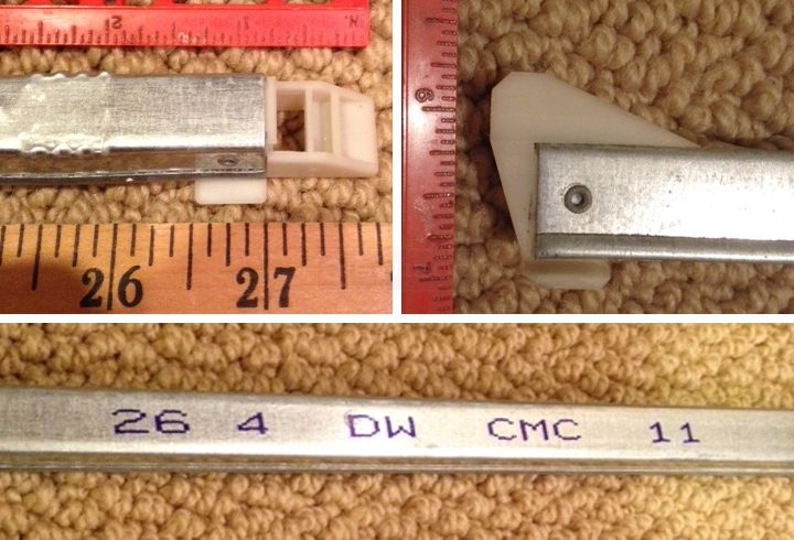 User submitted photos of a window balance.