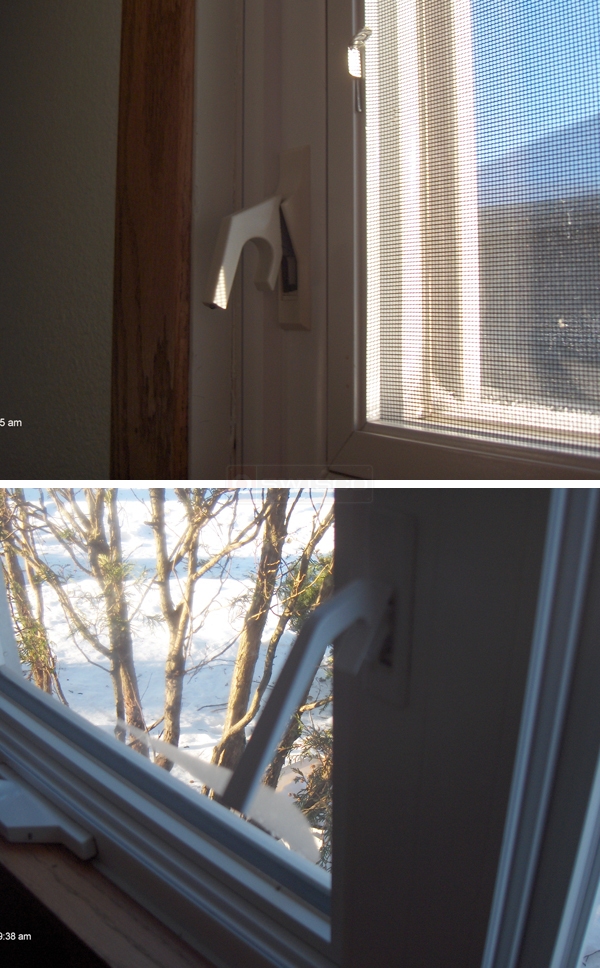 User submitted photos of window latchs.