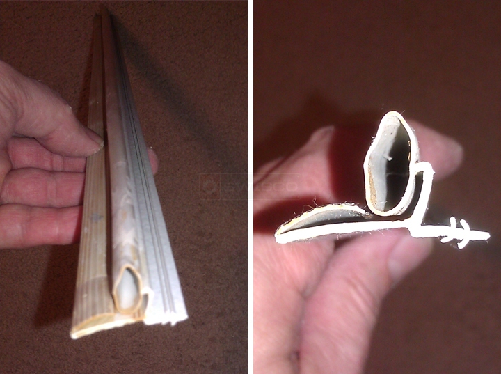User submitted photos of weatherstripping.