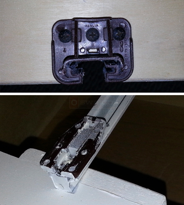 User submitted a photo of a kenlin drawer guide & case runner.