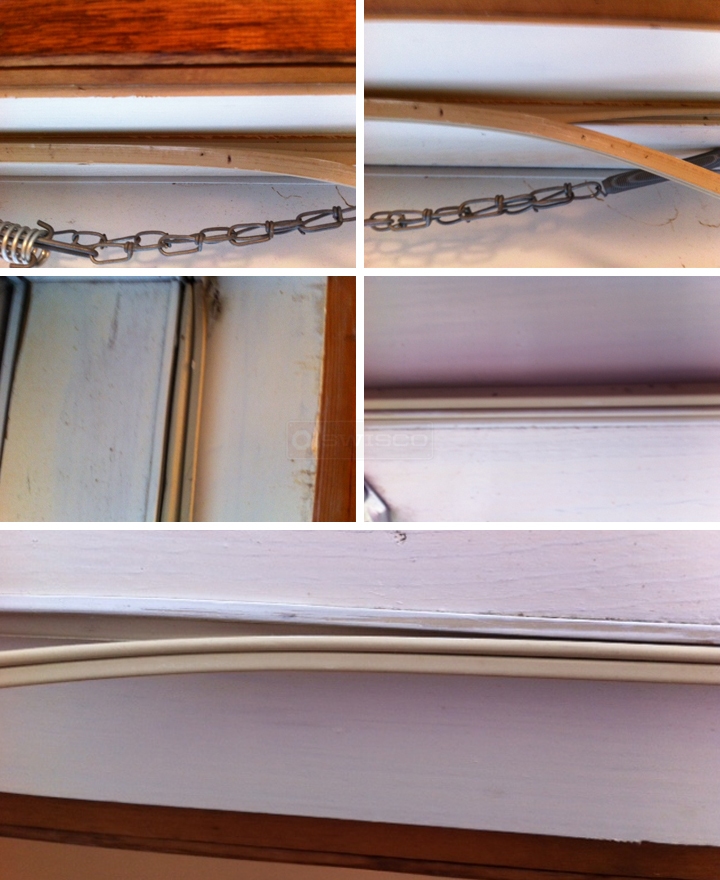 User submitted photos of weatherstripping.
