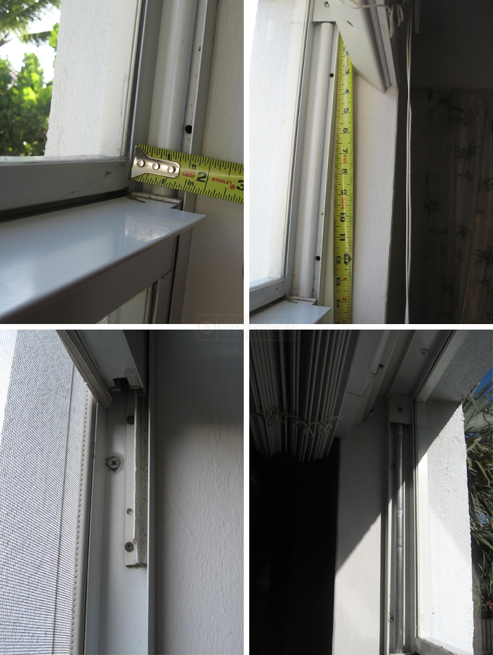 User submitted photos of window hardware.