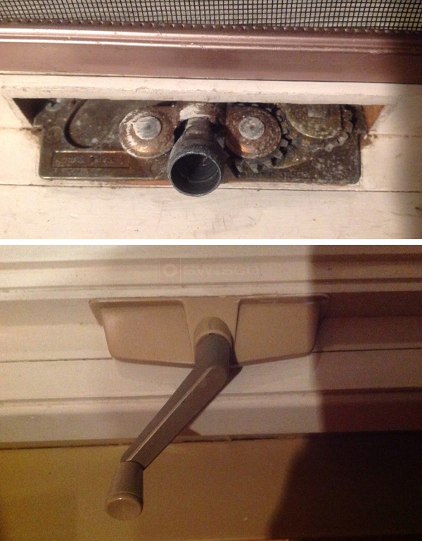 User submitted photos of a window operator.