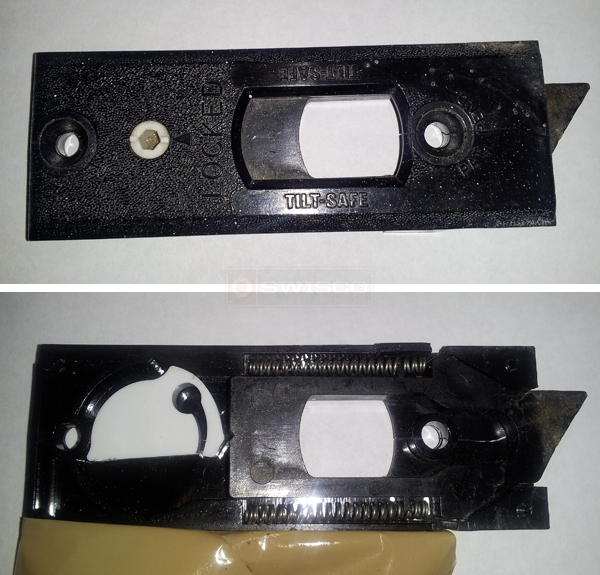 User submitted photos of a tilt latch.