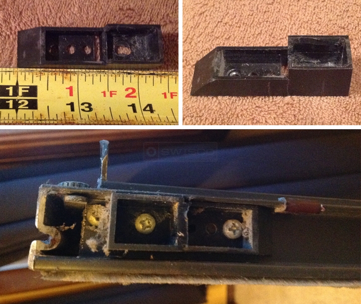 User submitted photos of a top sash guide.