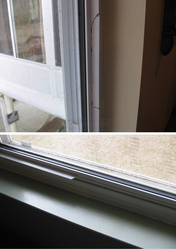 broken pan of doublepane vinyl window broken pan of doublepane vinyl window