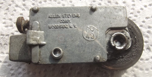User submitted a photo of a patio door roller.