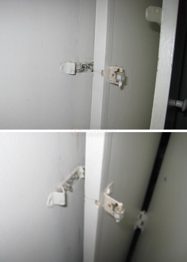 User submitted photos of cabinet hardware.