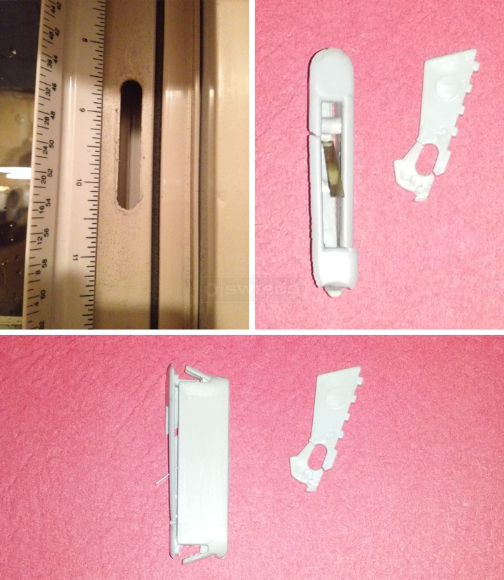 User submitted photos of a window vent lock.