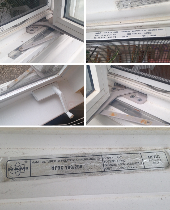 User submitted photos of a window operator.