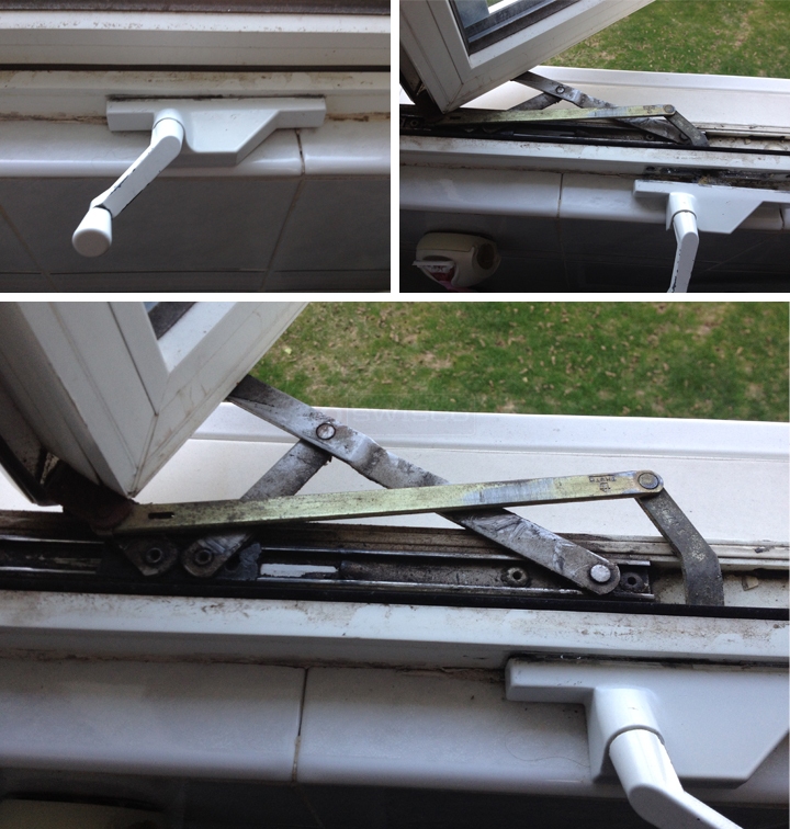 User submitted photos of a window operator.