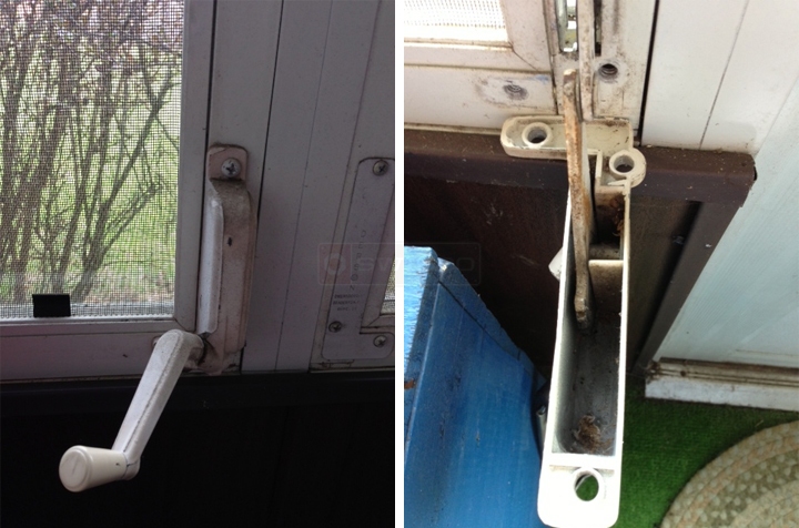 User submitted photos of a window operator.