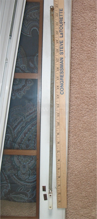 User submitted a photo of a window balance.